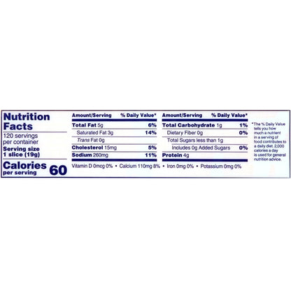 Velveeta Sliced Processed Cheese, 4 x 5 lb Case - DOT product image 6