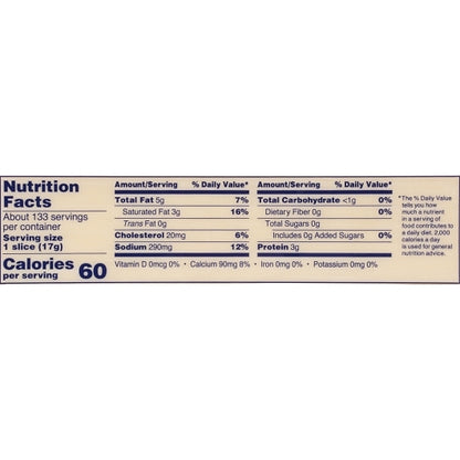 Kraft Chedasharp White Cheese, 135 Slice Portion Pack, 4 x 2.27 KG Case - DOT product image 7