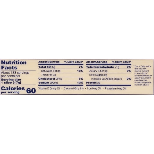 Kraft Chedasharp White Cheese, 135 Slice Portion Pack, 4 x 2.27 KG Case - DOT product image 8