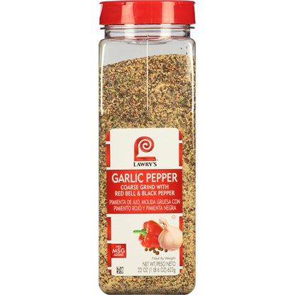 Lawry's Seasoning Garlic Pepper Green Grind, 6 x 22 oz Case - DOT product image 7