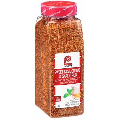 Lawrys Sweet Basil Citrus Garlic Rub, 6 x 23 oz Case - DOT product image 7