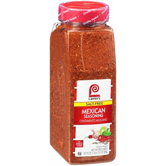 Lawrys Salt Free Mexican Seasoning, 6 x 20.75 oz Case - DOT product image 6