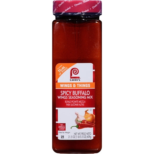 Lawrys Buffalo Wing Seasoning Mix, 6 x 21.5 oz Case - DOT product image 6