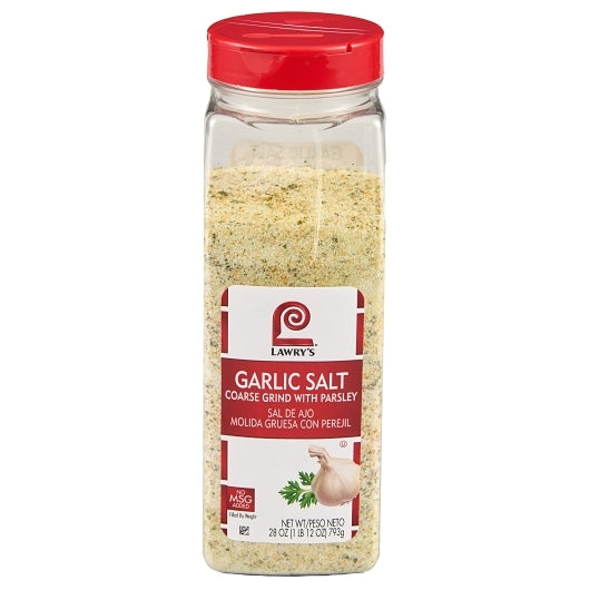 Lawrys Coarse Ground Garlic Salt With Parsley, 6 x 28 oz Case - DOT product image 2