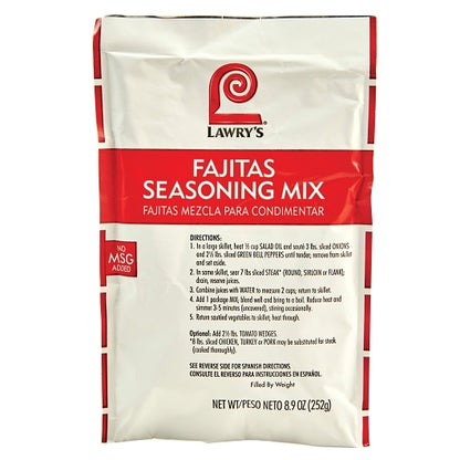 Lawrys Fajita Seasonings Fajitas Seasoning Mix, 6 x 8.9 oz Case - DOT product image 6