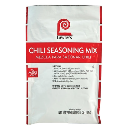 Lawry's Chili Seasoning Mix, 6 x 5.7 oz Case - DOT product image 6