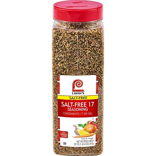Lawrys Salt Free 17 Seasoning, 6 x 20 oz Case - DOT product image 3