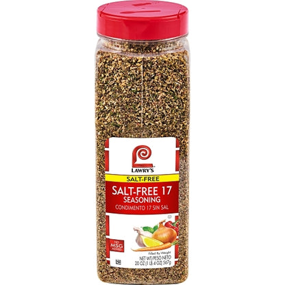 Lawrys Salt Free 17 Seasoning, 6 x 20 oz Case - DOT product image 3