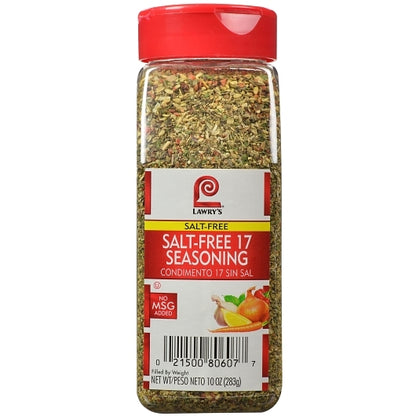 Lawrys Salt Free 17 Seasoning, 6 x 10 oz Case - DOT product image 6