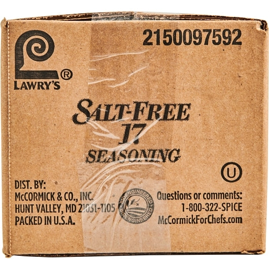 Lawrys Salt Free 17 Seasoning, 500 x 0.63 GR Case - DOT product image 4