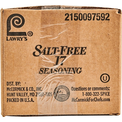 Lawrys Salt Free 17 Seasoning, 500 x 0.63 GR Case - DOT product image 4