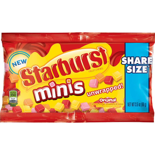 Starburst Minis Share Size, 6 x 15 x 3.5 oz Case - DOT product image 2
