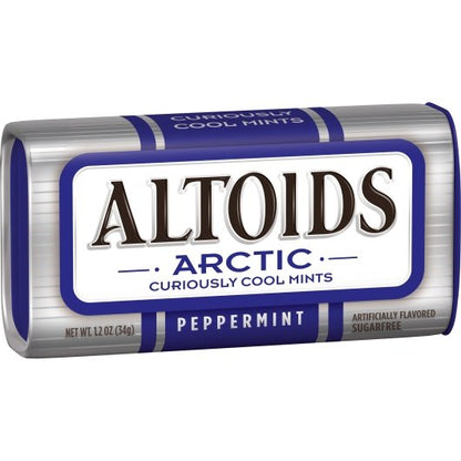Altoids Arctic Peppermint, 12 x 8 x 1.2 oz Case - Candy & Confections