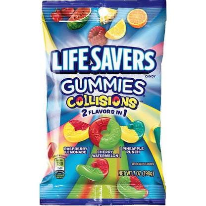 Life Savers Collisions Gummies, 12 x 7 oz Case - Candy & Confections