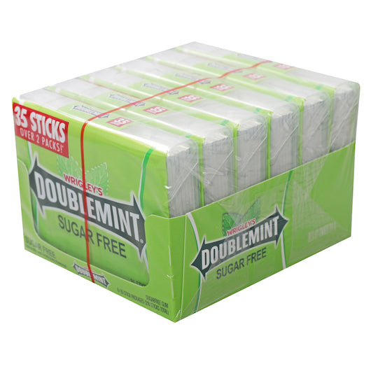 Doublemint Gum Stick Sugar Free Mega Pack, 8 x 6 x 35 PC Case - Candy & Confections