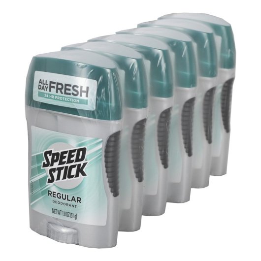 Mennen Speed Stick Women's Aluminum-Free Regular Deodorant, 2 x 6 x 1.8 oz Case - Health & Personal Care