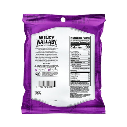 Wiley Wallaby Huckleberry Licorice, 12 x 4 oz Case - DOT product image 4