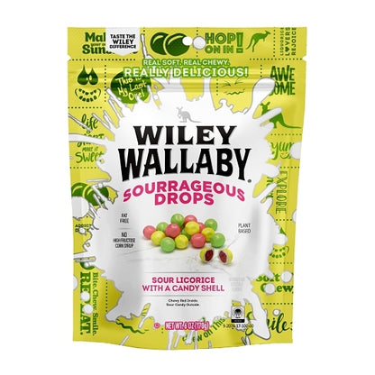 Wiley Wallaby Sourrageous Sour Beans Licorice, 12 x 6 oz Case - DOT product image 8