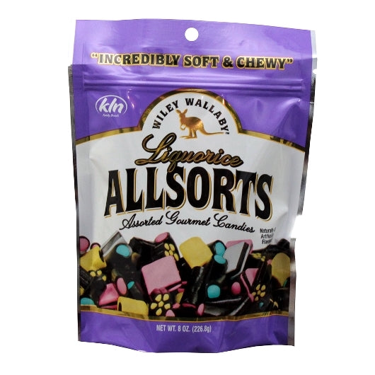Wiley Wallaby Allsorts Licorice, 10 x 8 oz Case - Candy & Confections