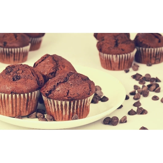 Foxtail Chocolate Chip Muffin Batter, 1 x 18 lb Case - Bakery & Desserts