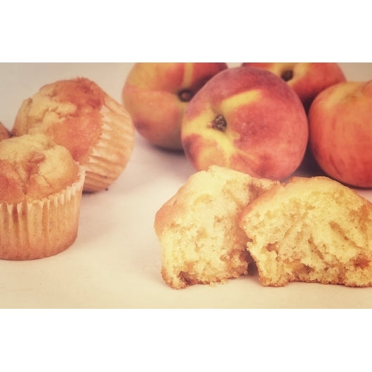 Foxtail Peach N'Cream Muffin Batter, 1 x 16 lb Case - Bakery & Desserts