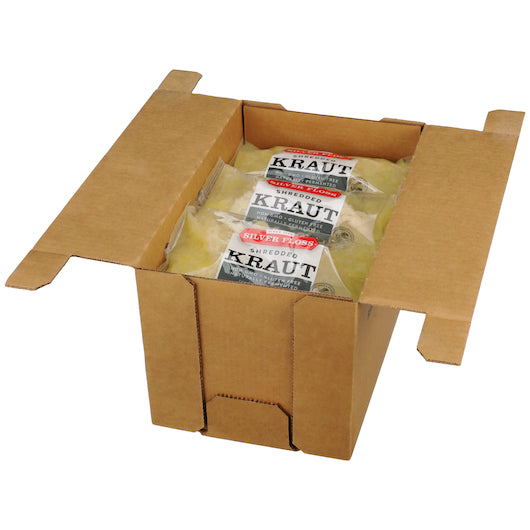 Silver Floss Shredded Sauerkraut Bulk Pouches, 12 x 32 oz Case - Condiments & Sauces