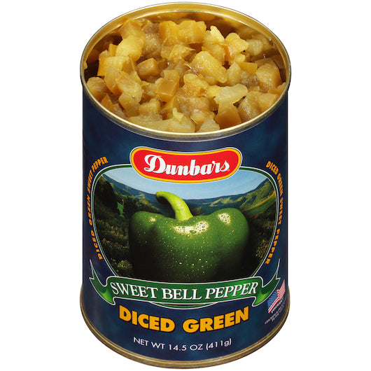 Moody Dunbar Diced PEPPERS DICED GREEN, 24 x 15 oz Case - DOT product image 3