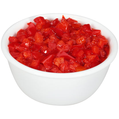 Moody Dunbar Diced Red Peppers, 24 x 15 oz Case - DOT product image 4