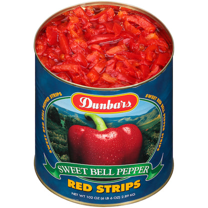 Dunbars Red Pepper Strips, Bulk Size Cans (102 OZ, 6 Cans Per Case) - DOT product image 3