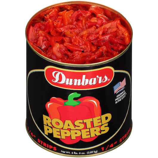 Dunbars Roasted Red Pepper Strips - No. 10 Can (102 OZ, 6 Cans Per Case) - DOT product image 3