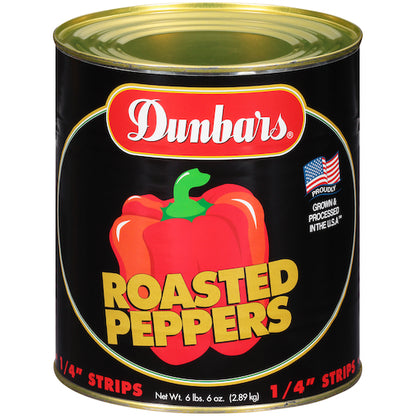 Dunbars Roasted Red Pepper Strips - No. 10 Can (102 OZ, 6 Cans Per Case) - DOT product image 2