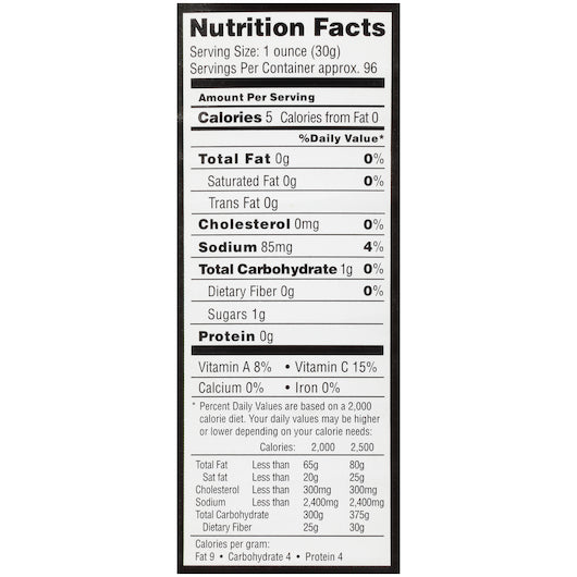 Dunbars Roasted Red Pepper Pieces - No. 10 Can (102 OZ, 6 Cans Per Case) - DOT product image 1