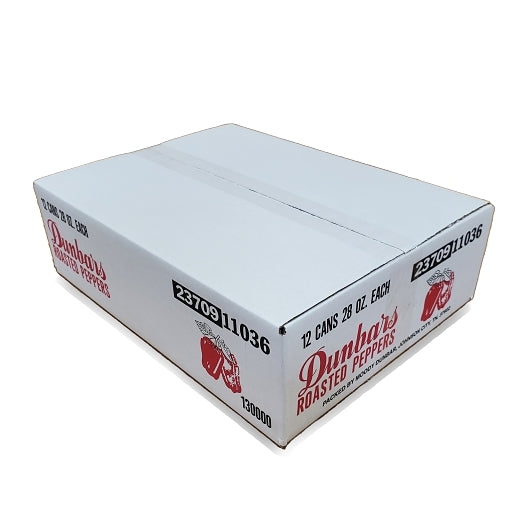 Dunbars PEPPER FIRE. ROASTED RED, 12 x 28 oz Case - GS1 closed shipping case image