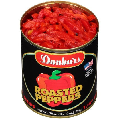 Dunbars PEPPER FIRE. ROASTED RED, 12 x 28 oz Case - GS1 product shown out of package