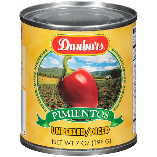 Moody Dunbar Diced PIMENTO DICED RED UNPEELED, 24 x 1 each Case - DOT product image 2