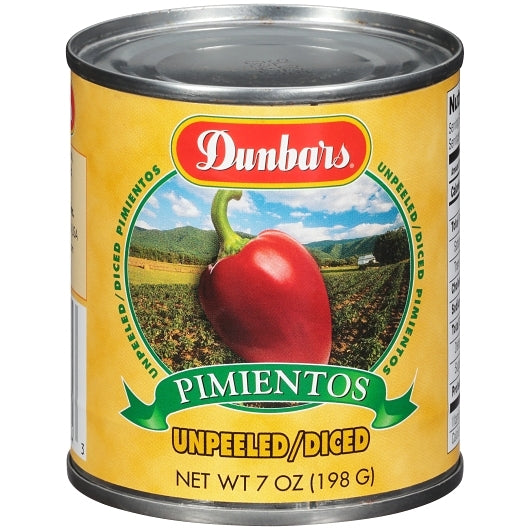 Moody Dunbar Diced PIMENTO DICED RED UNPEELED, 24 x 1 each Case - DOT product image 3