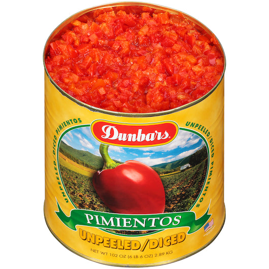 Moody Dunbar Diced PIMENTO DICED RED UNPEELED, 6 x 1 each Case - DOT product image 4