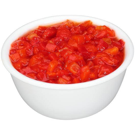 Moody Dunbar Diced Red Peeled Pimento, 6 x 1 fl oz Case - DOT product image 4