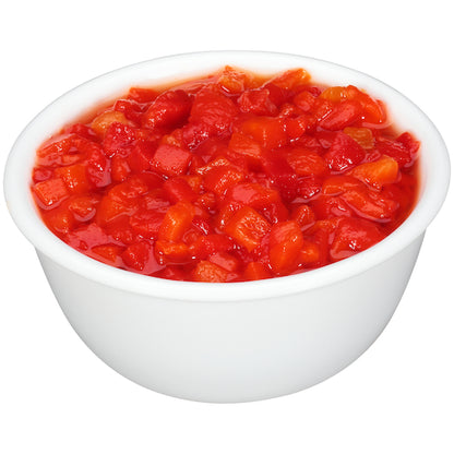 Moody Dunbar Diced Red Peeled Pimento, 6 x 1 fl oz Case - DOT product image 4