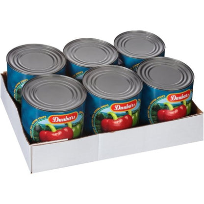 Dunbars Peppers Strip Red&grn, 6 x 1 each Case - Fruit & Sides