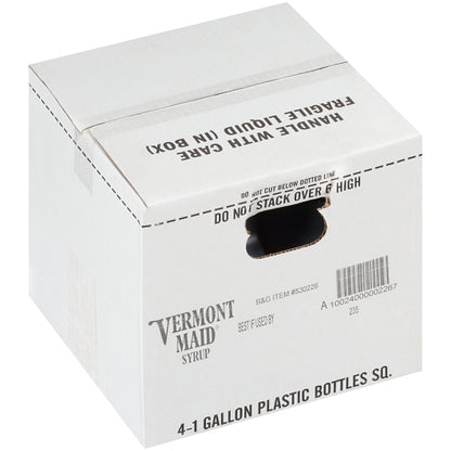 Vermont Maid Syrup Bulk, 4 x 1 GA Case - GS1 closed shipping case image