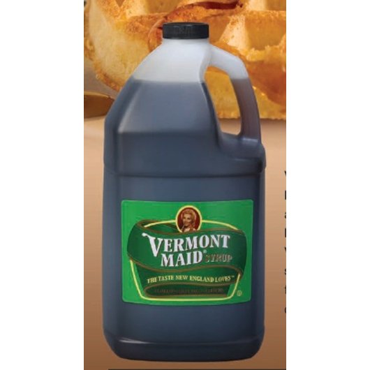 Vermont Maid Syrup, Taste New England, Plastic Bottles (1 Gallon, 4 Per Case) - DOT product image 1