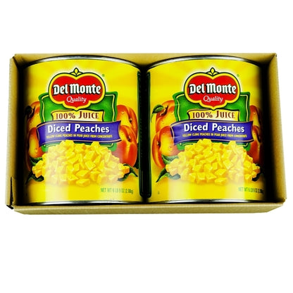 Peaches Lite Diced Yellow Peaches Diced in Juice, 6 x 105 oz Case - DOT product image 2