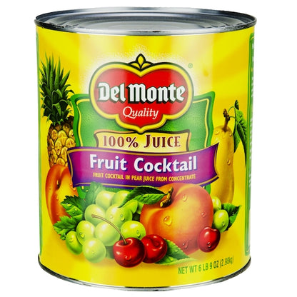 Del Monte Fruit Cocktail in Pear Juice, 6 x 105 oz Case - DOT product image 2