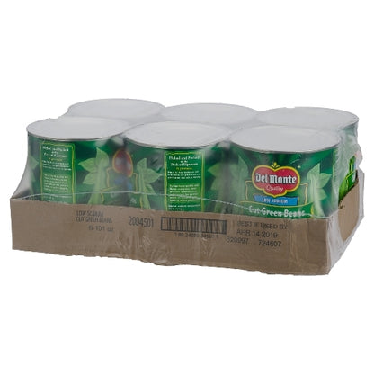 Del Monte Cut Green Beans, 6 x 101 oz Case - DOT product image 8