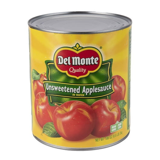 Del Monte Unsweetened Applesauce, 6 x 106 oz Case - DOT product image 2