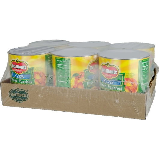 Peaches Lite Diced Peaches in Extra Light Syrup, 6 x 105 oz Case - DOT product image 5