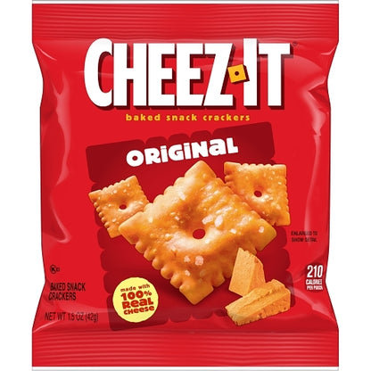 Cheez-It Profit Paks Original Crackers, 60 x 1.5 oz Case - DOT product image 2