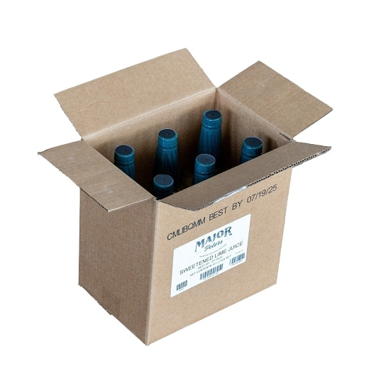 Major Peters Sweetened Lime Juice, 6 x 33.8 oz Case - DOT product image 4