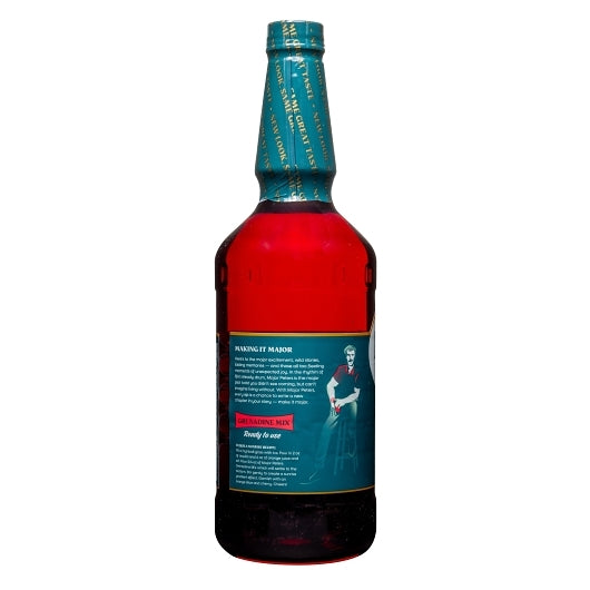 Major Peters Grenadine Cocktail Mixer, 6 x 33.8 oz Case - DOT product image 2